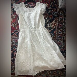 Vero Moda White Eyelet Dress